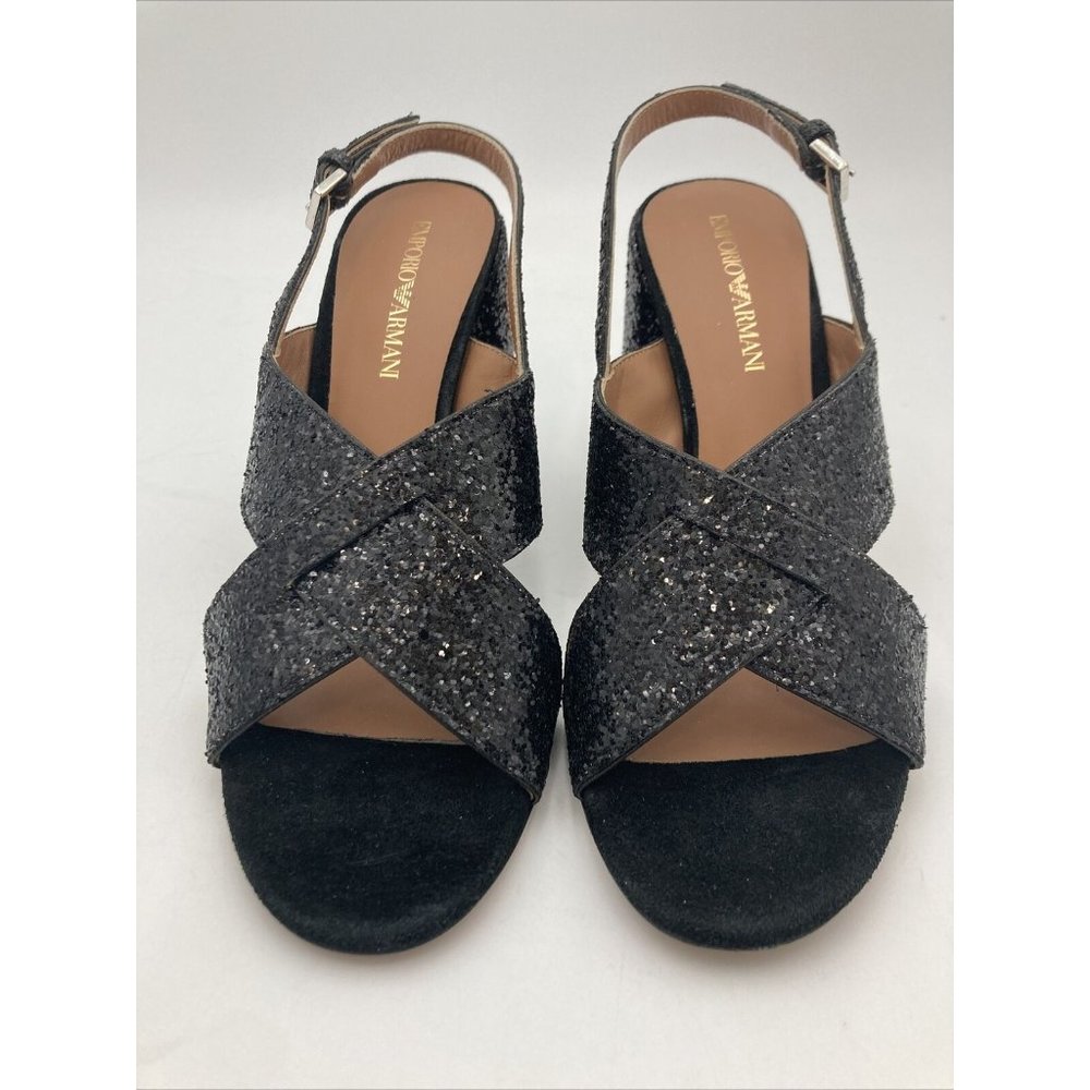 Emporio Armani Women's Ankle-Strap Heeled Sandal  Size 38 Medium EU (8 US) - Picture 8 of 12